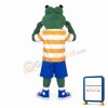 Funny Green Crocodile Mascot Adult Costume