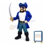 College Pirate Mascot Costume 