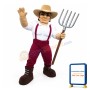 Power Farmer Mascot Costume