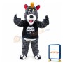 Spartan Gray Bear Mascot Costume