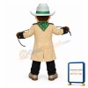 Optimistic Cowboy Mascot Costume