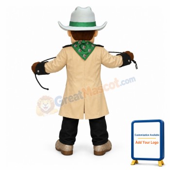 Optimistic Cowboy Mascot Costume