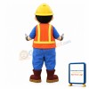 Cool Builder Mascot Costume