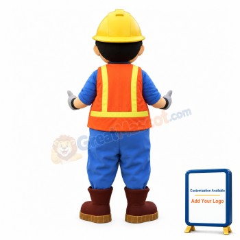 Cool Builder Mascot Costume