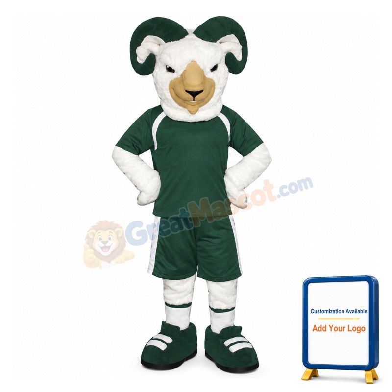 College Sports Ram Mascot Costume