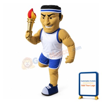 Power Olympic Torchbearer Mascot Costume