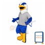 Fierce Blue Eagle Mascot Costume