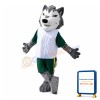 Sport Grey Wolf Mascot Costume