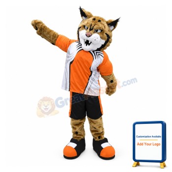 Fierce Power Wildcat Sports School Mascot Costume