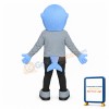Adult Cartoon Big Mouth Blue Shark Mascot Costume