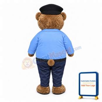 Teddy Bear Sheriff Mascot Costume