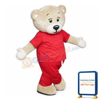 Lovely Teddy Bear Mascot Costume