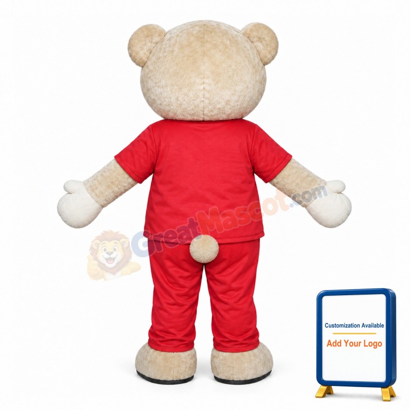 Lovely Teddy Bear Mascot Costume