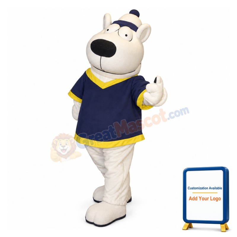 Impatient Bernard Bear Mascot Costume
