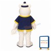 Impatient Bernard Bear Mascot Costume