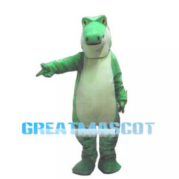 Lightweight Green Alligator Mascot Costume