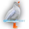 Long Feather Swan Lightweight Mascot Costume