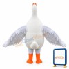 Long Feather Swan Lightweight Mascot Costume