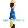 Brave Fireman Sam Mascot Costume