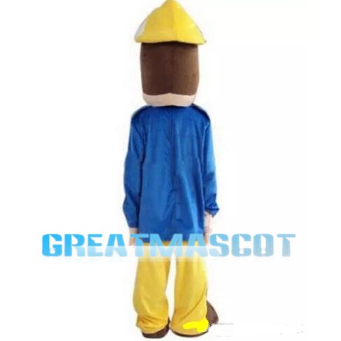 Brave Fireman Sam Mascot Costume