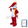 Fierce Red Beak Shark Mascot Costume