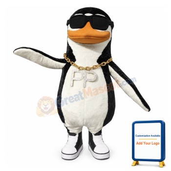 Cool Penguin Mascot Costume