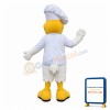 Wacky White Chicken Chef Mascot Costume