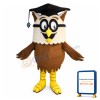 Cartoon Owl Doctor Lightweight Mascot Costume