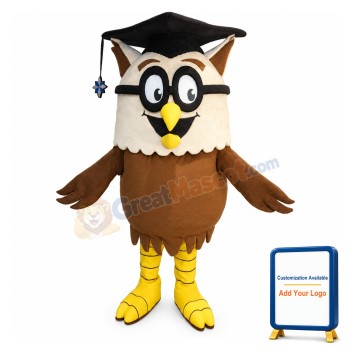 Cartoon Owl Doctor Lightweight Mascot Costume