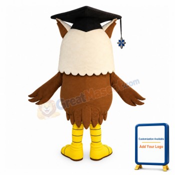 Cartoon Owl Doctor Lightweight Mascot Costume
