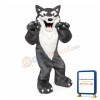 Howling Gray Wolf Animal Mascot Costume