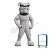 Fierce Power Grey Bulldog Mascot Costume
