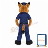 German Shepherd Dog Sheriff Mascot Costume
