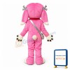 Beautiful Pink Dog Mascot Costume