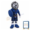 Scottish Grey Lion Warrior Mascot Costume