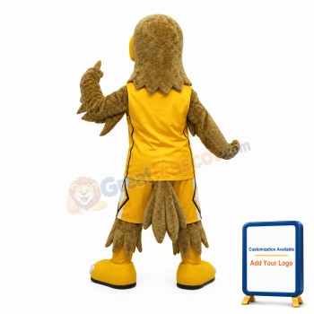 Power Golden Hawk Sports School Mascot Costume