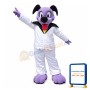 Lovely Purple Dog Mascot Costume
