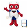 Cartoon Tooth Superhero Lightweight Mascot Costume
