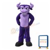Power Purple Buffalo Mascot Costume