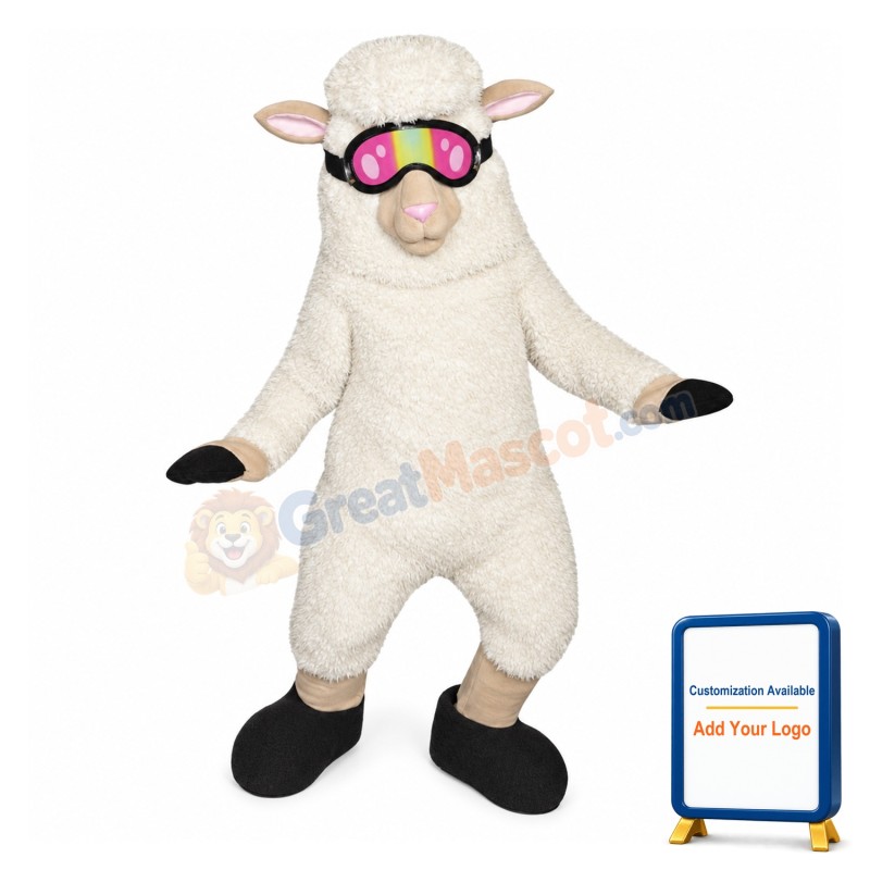 Sheep Animal Mascot Costume For Adult