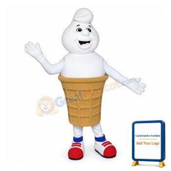 Cartoon Ice Cream Cone Lightweight Mascot Costume