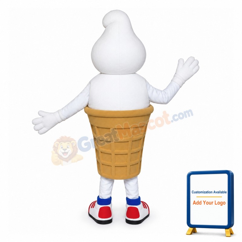 Cartoon Ice Cream Cone Lightweight Mascot Costume