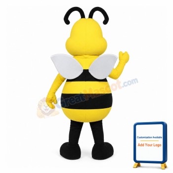 Adult Cartoon Bee Mascot Costume