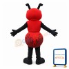 Adult Cartoon Fire Ant Mascot Costume