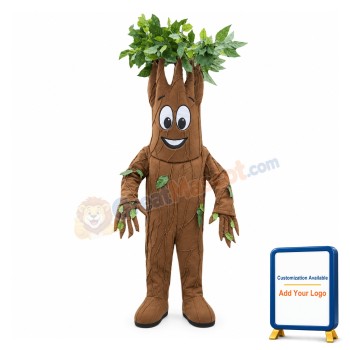 Cartoon Big Tree Mascot Adult Costume 
