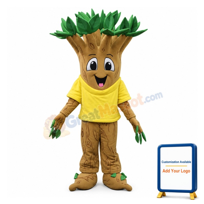 Cartoon Tree Baby Mascot Adult Costume