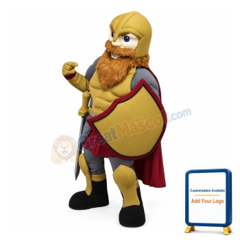 Medieval Warrior Mascot Costume