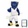Basketball Power Blue Tornado Mascot Costume