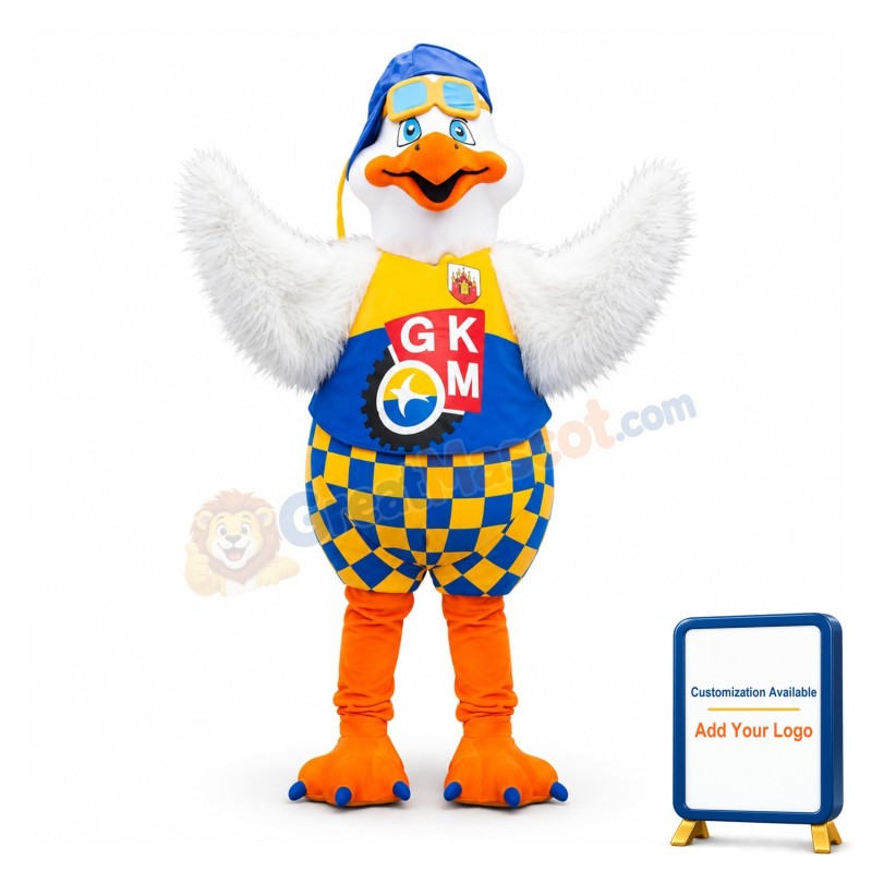 GKM Pigeon Mascot Costume