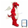 Fierce Red Flying Dragon Mascot Costume